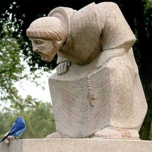 Franziskus von Assisi und der Vogel