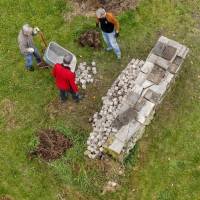Bauwerk aus Vogelperspektive