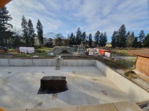 Betonieren der Bodenplatte – Dezember 2021