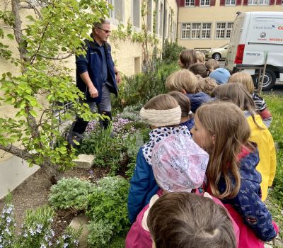 Gartenführung mit Kindern
